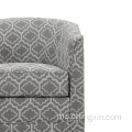 Grey Swivel Arm Chair Hidup Room Chairs